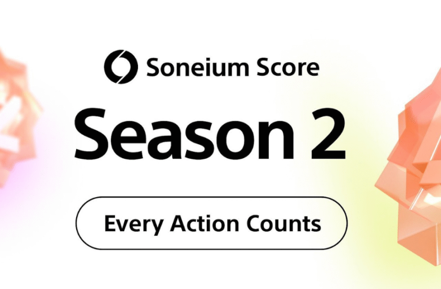 Soneium Score Season 02: Regresa la competencia on-chain