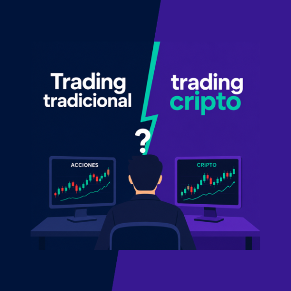 Trading tradicional vs trading cripto: dos mundos financieros que comienzan a mezclarse