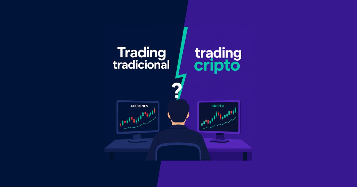 Trading tradicional vs trading cripto: dos mundos financieros que comienzan a mezclarse